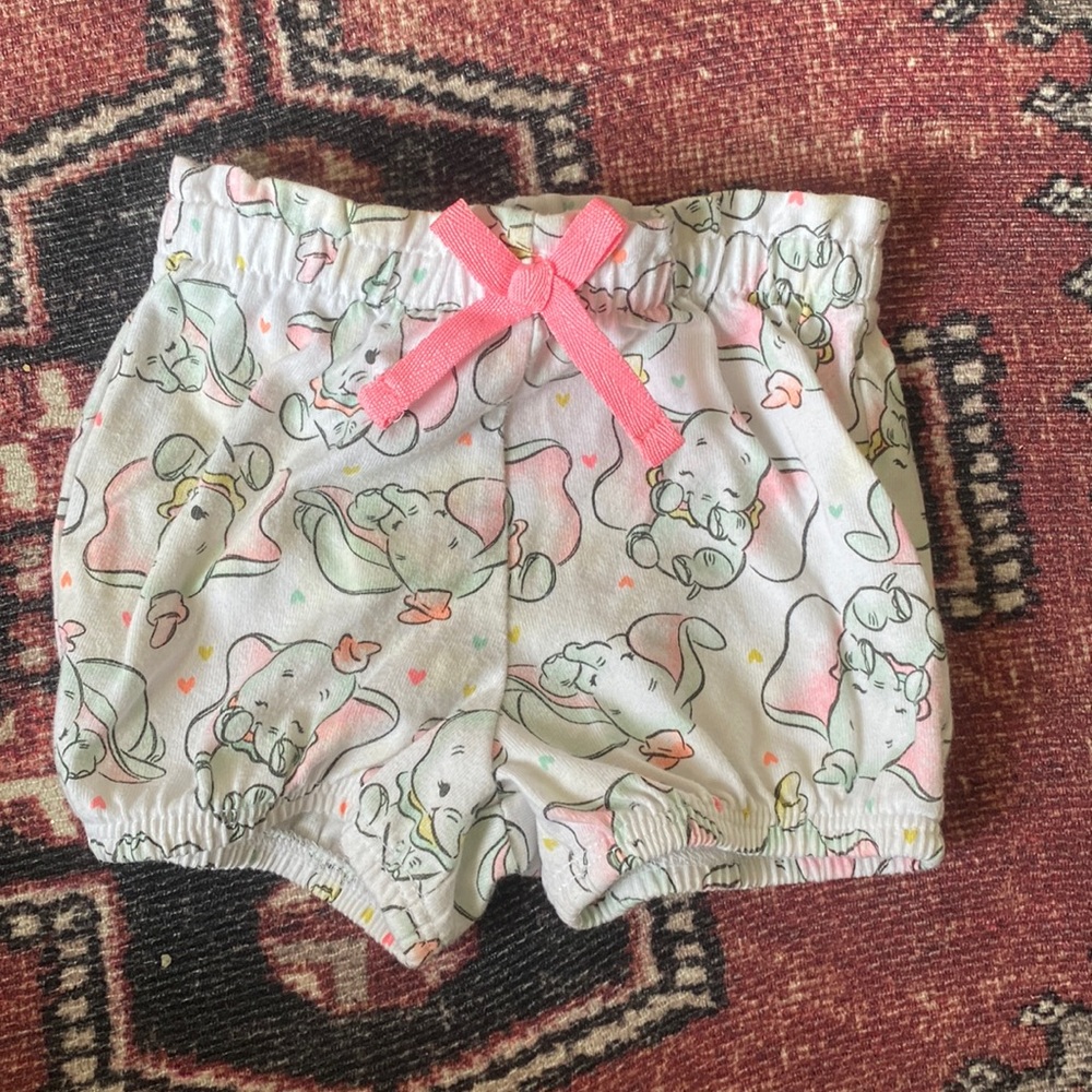 Disney Dumbo Baby Girl Bubble Shorts